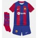 Barcelona Ferran Torres #7 Babykleding Thuisshirt Kinderen 2023-24 Korte Mouwen (+ korte broeken)